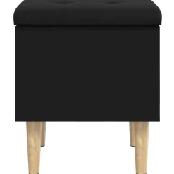 vidaXL Bancos-Banco con almacenaje madera de ingeniería 42x42x46 cm