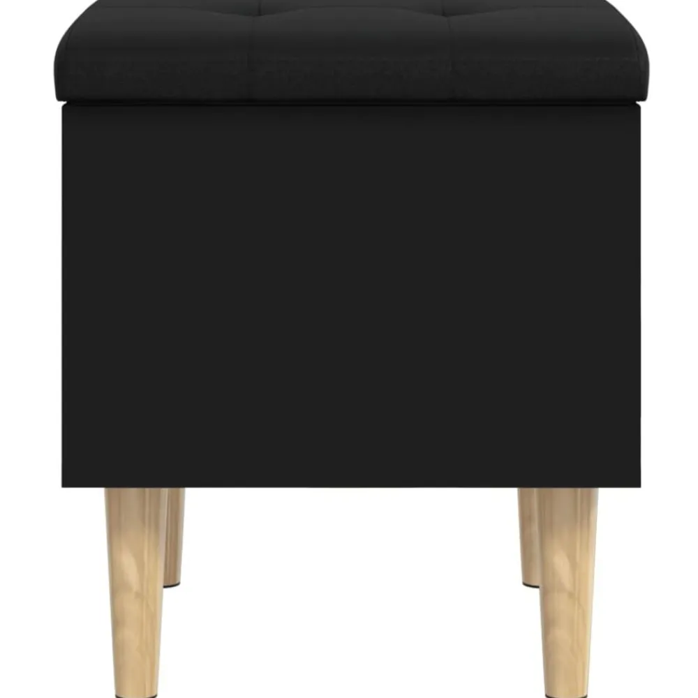 vidaXL Bancos-Banco con almacenaje madera de ingeniería 42x42x46 cm