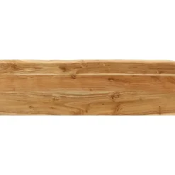 vidaXL Bancos-Banco con borde natural madera de acacia maciza 105 cm