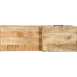 vidaXL Bancos-Banco con cajón Marrón 110 x 35 x 50 cm Mango rugoso