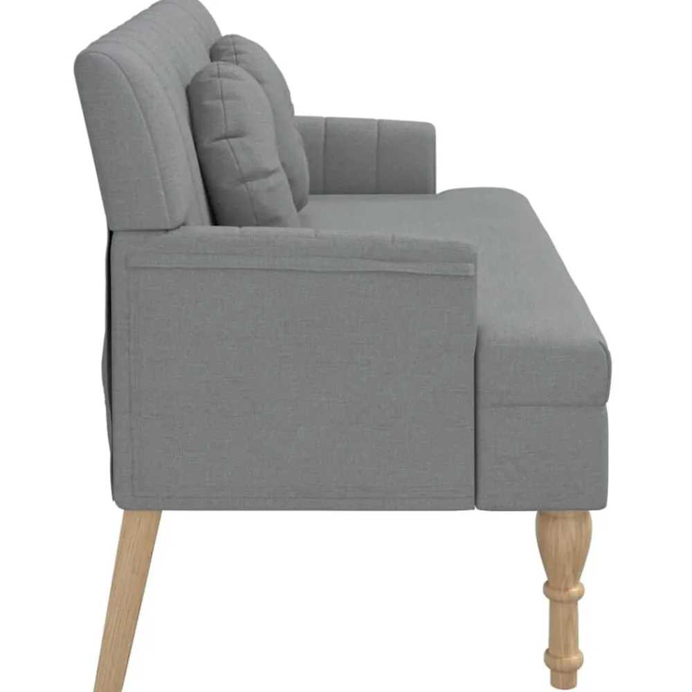 vidaXL Bancos-Banco con cojines tela 113x64,5x75,5 cm