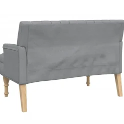 vidaXL Bancos-Banco con cojines tela 113x64,5x75,5 cm