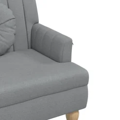 vidaXL Bancos-Banco con cojines tela 113x64,5x75,5 cm