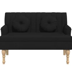 vidaXL Bancos-Banco con cojines tela 113x64,5x75,5 cm