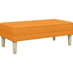 vidaXL Bancos-Banco con cojín 113 x 57 x 39 cm tela