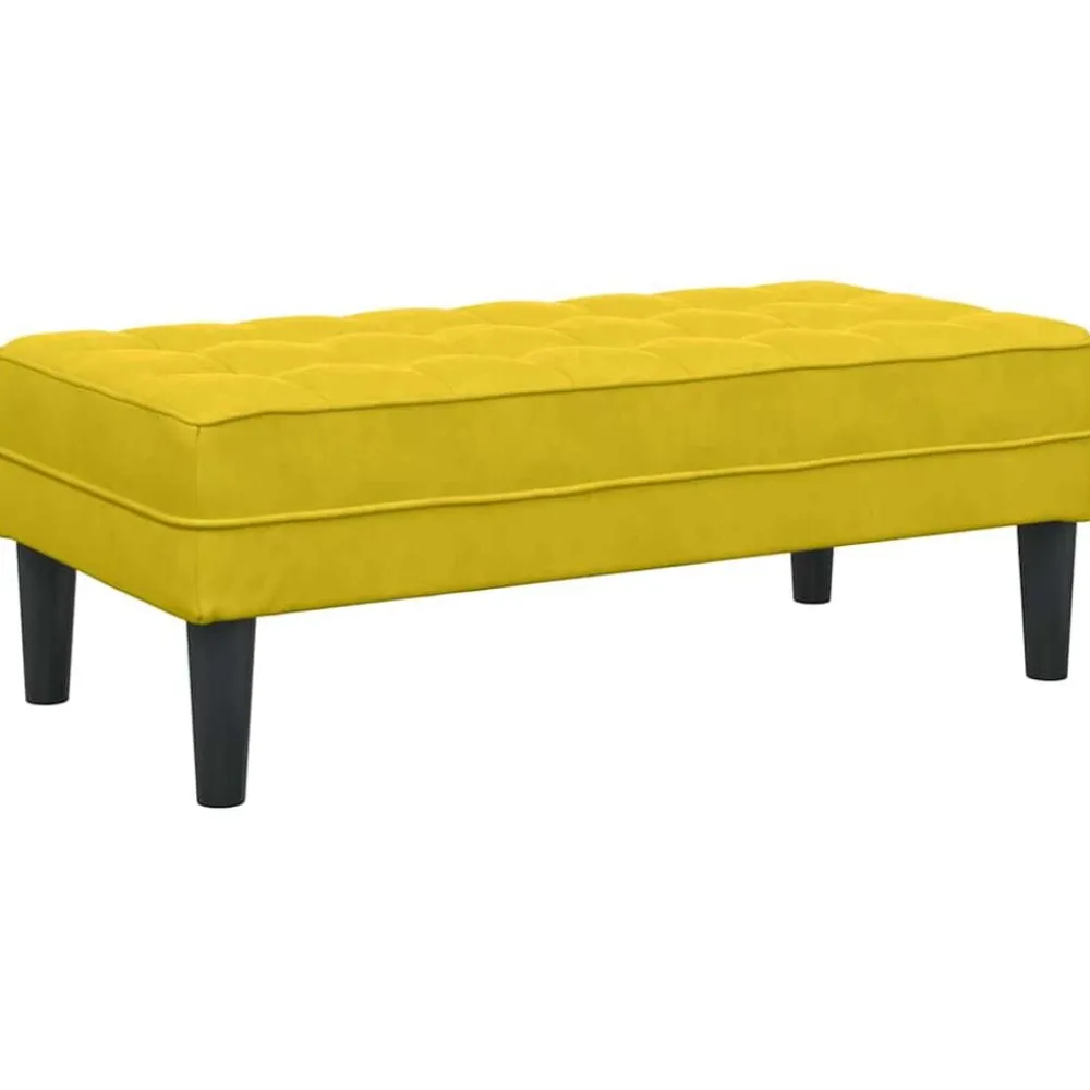 vidaXL Bancos-Banco con cojín 113 x 57 x 39 cm Terciopelo