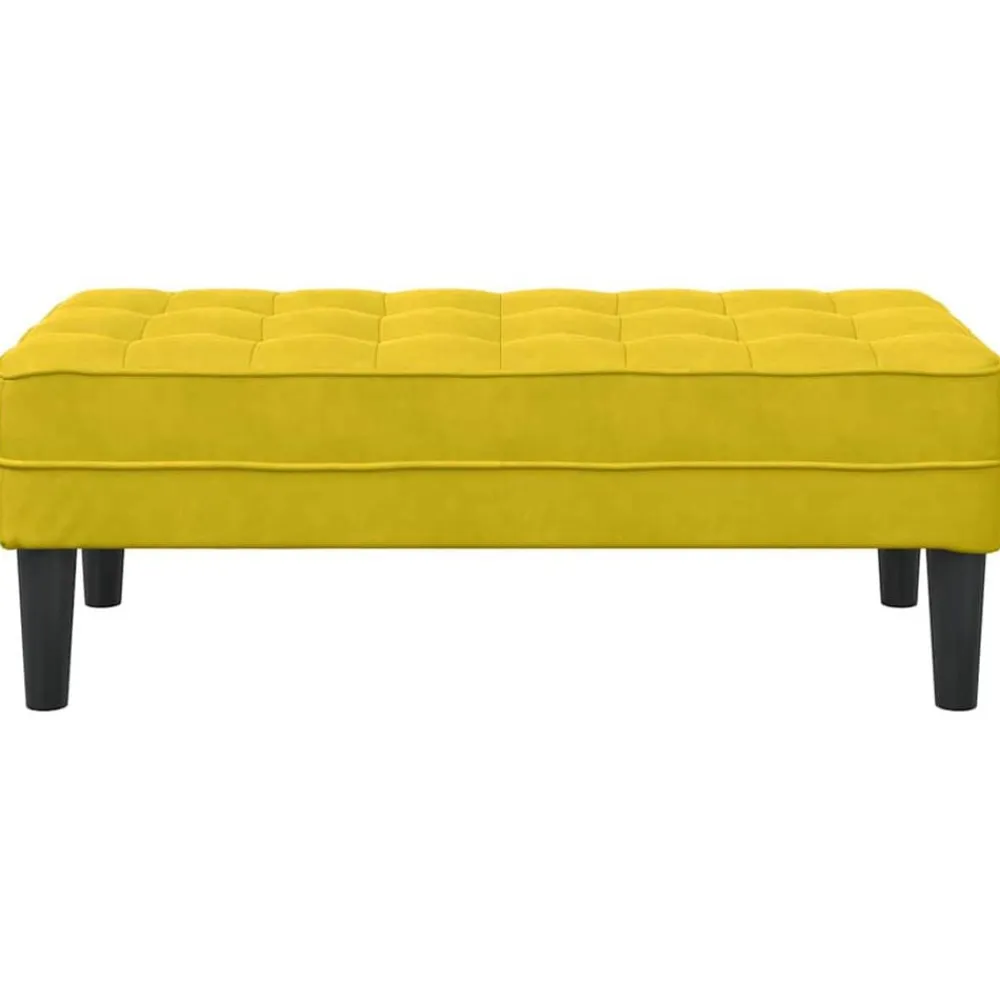 vidaXL Bancos-Banco con cojín 113 x 57 x 39 cm Terciopelo