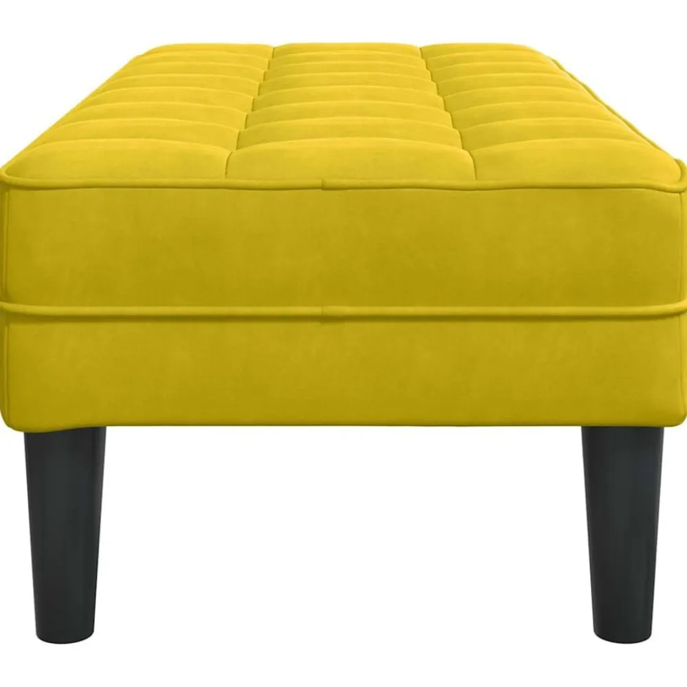 vidaXL Bancos-Banco con cojín 113 x 57 x 39 cm Terciopelo