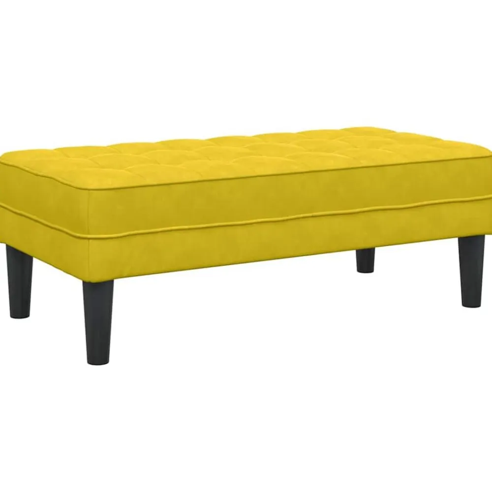 vidaXL Bancos-Banco con cojín 113 x 57 x 39 cm Terciopelo