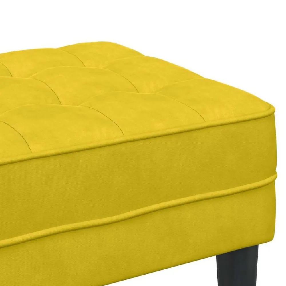 vidaXL Bancos-Banco con cojín 113 x 57 x 39 cm Terciopelo