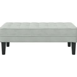 vidaXL Bancos-Banco con cojín 113 x 57 x 39 cm Terciopelo
