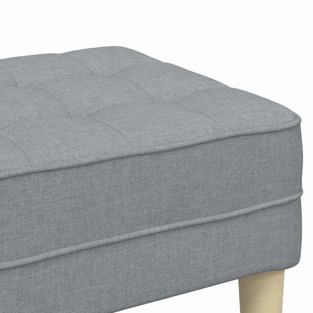 vidaXL Bancos-Banco con cojín 113 x 57 x 39 cm tela