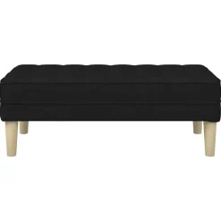 vidaXL Bancos-Banco con cojín 113 x 57 x 39 cm tela