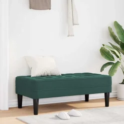 vidaXL Bancos-Banco con cojín 113 x 57 x 39 cm Terciopelo