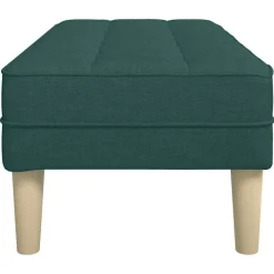vidaXL Bancos-Banco con cojín 113 x 57 x 39 cm tela