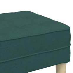 vidaXL Bancos-Banco con cojín 113 x 57 x 39 cm tela