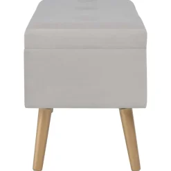 vidaXL Bancos-Banco con compartimento de terciopelo 80 cm