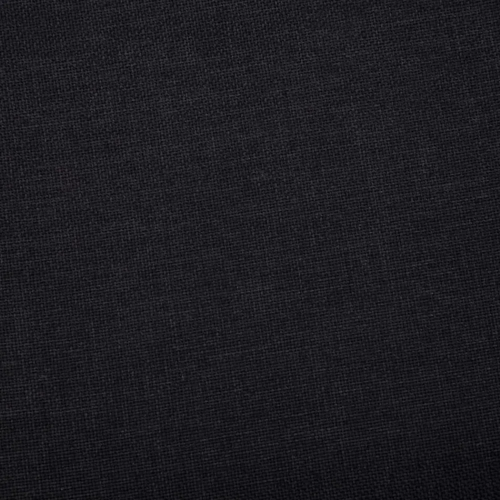 vidaXL Banco con espacio de almacenaje 116 cm poliéster Negro Sale