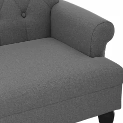vidaXL Bancos-Banco con respaldo Tela 120x62x75,5 cm