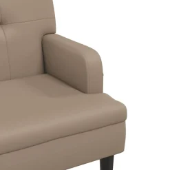 vidaXL Bancos-Banco con respaldo cuero sintético 112x65,5x75 cm