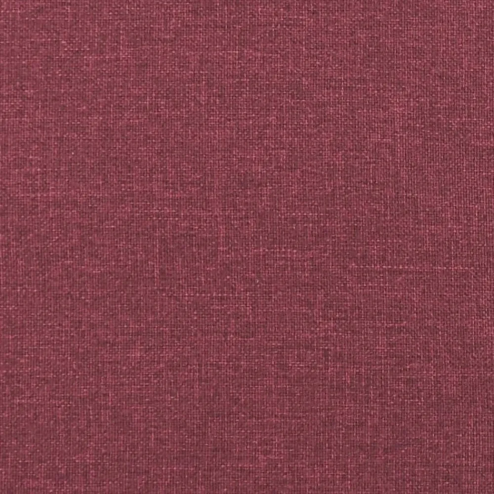 vidaXL Bancos-Banco con respaldo tela rojo tinto 120x62x75,5 cm