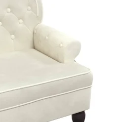 vidaXL Bancos-Banco con respaldo terciopelo color 119,5x64,5x75 cm