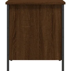vidaXL Banco de almacenaje madera ingeniería roble marrón 40x42,5x50cm Marrón roble Online