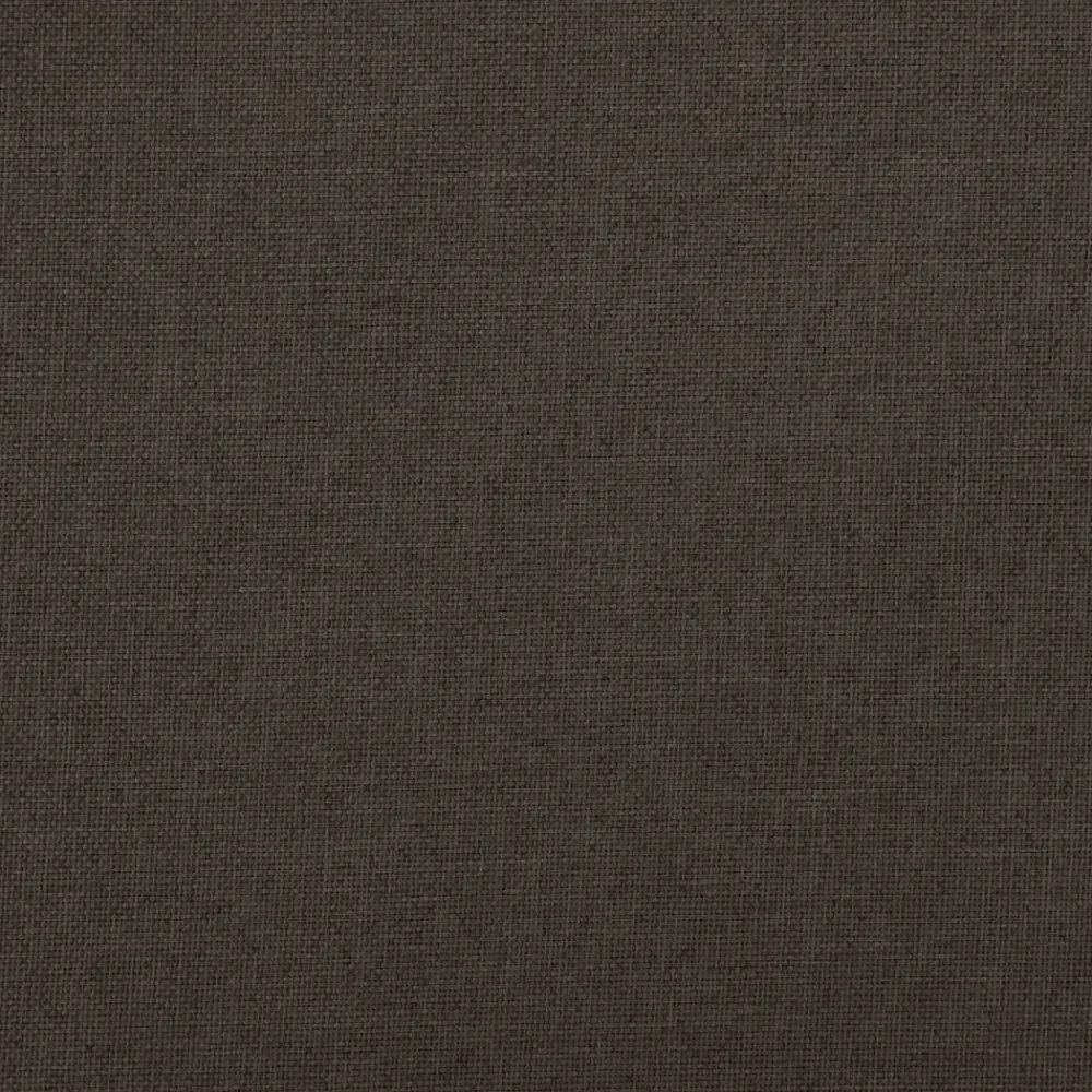 vidaXL Bancos-Banco de almacenaje plegable lino sintético marrón 76x38x38 cm