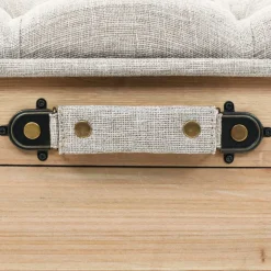 vidaXL Bancos-Banco de almacenaje madera maciza de abeto 110 cm