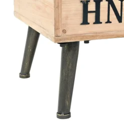 vidaXL Bancos-Banco de almacenaje madera maciza de abeto 110 cm