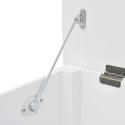 vidaXL Banco de almacenamiento estilo barroco MDF blanco Best