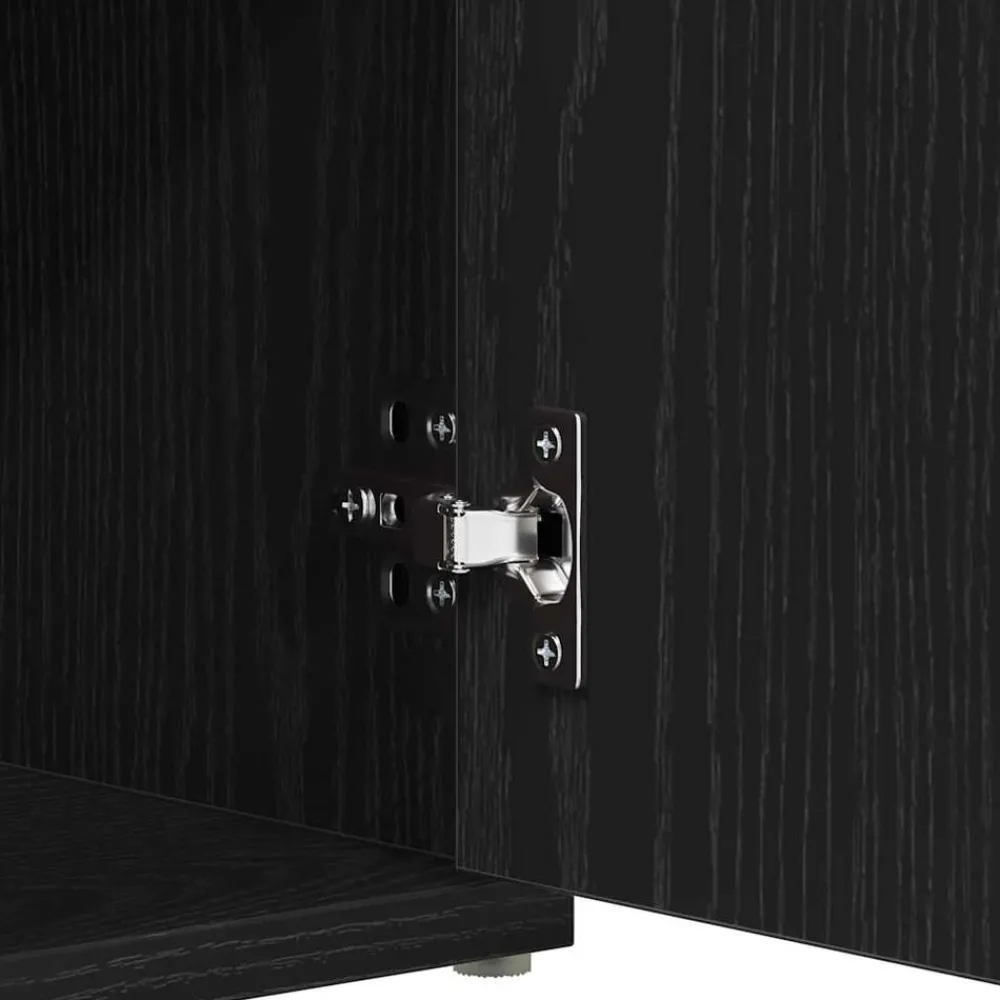 vidaXL Banco de almacenamiento 102 x 32 x 50 cm Roble negro Online