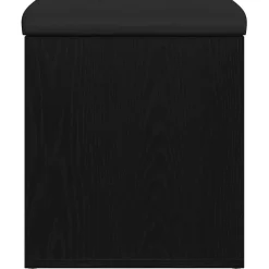 vidaXL Banco de almacenamiento 42 x 42 x 45 cm Roble negro Online