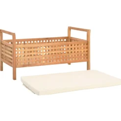 vidaXL Banco de almacenamiento de madera maciza de nogal 93x49x49 cm