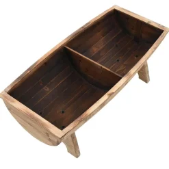 vidaXL Banco de almacenamiento madera maciza y tela 103x51x44 cm Clearance