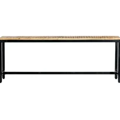 vidaXL Banco de comedor madera maciza de mango en bruto 120 cm Clearance
