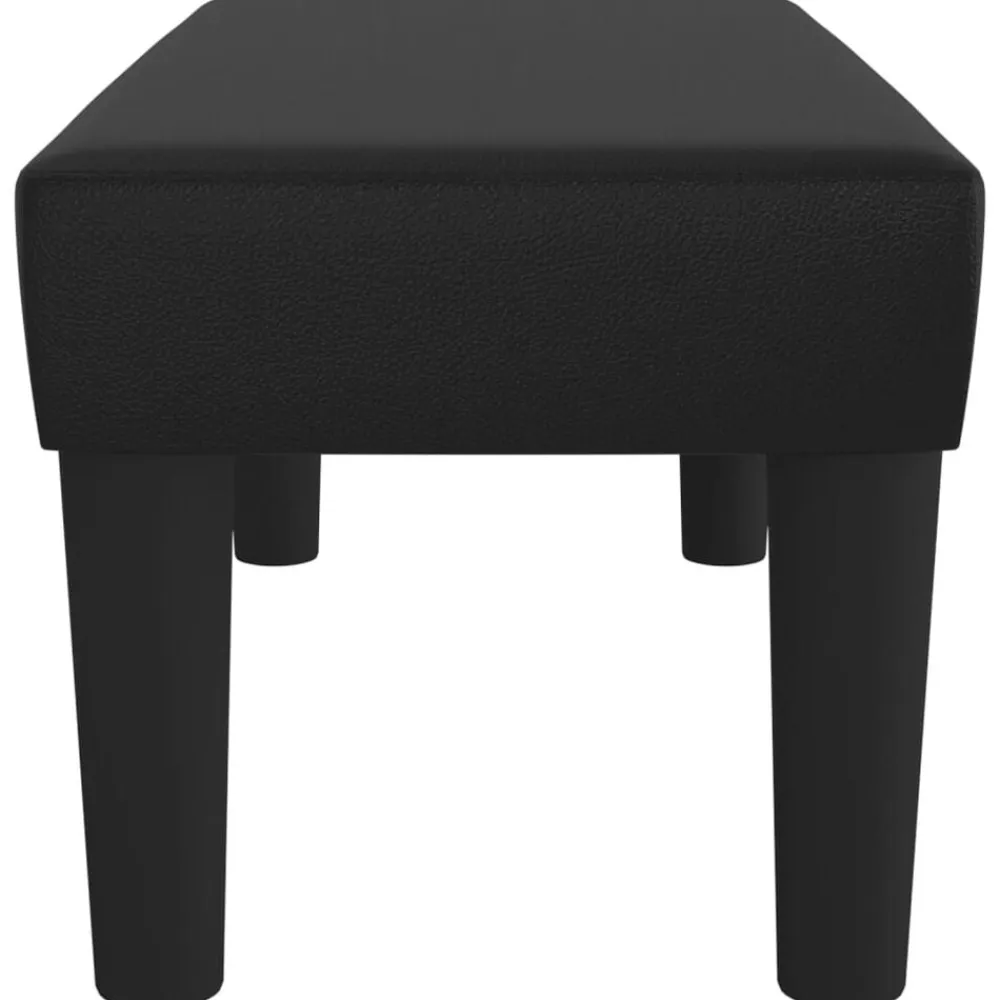 vidaXL Bancos-Banco de cuero sintético 70x30x30 cm