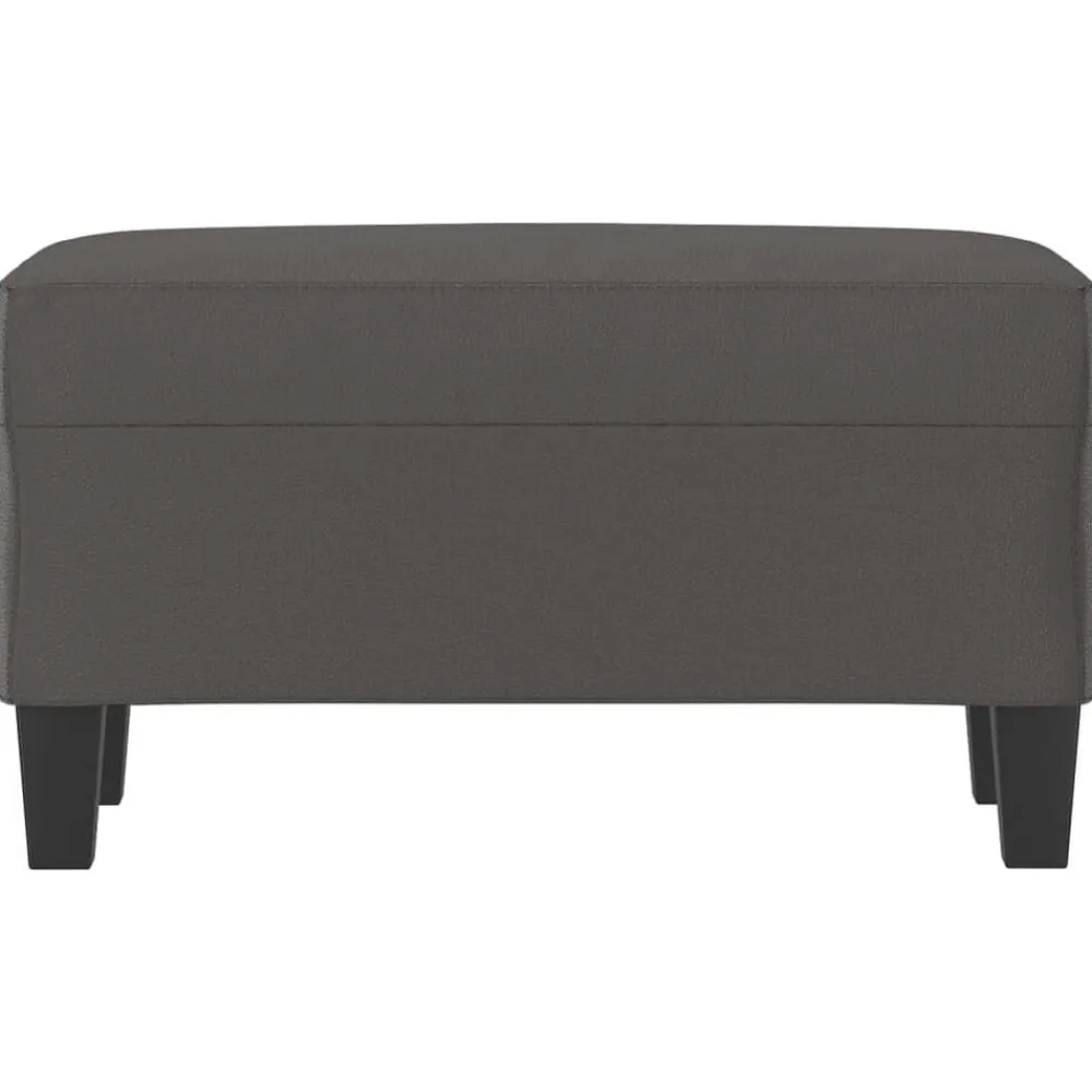 vidaXL Bancos-Banco de cuero sintético 70x35x41 cm