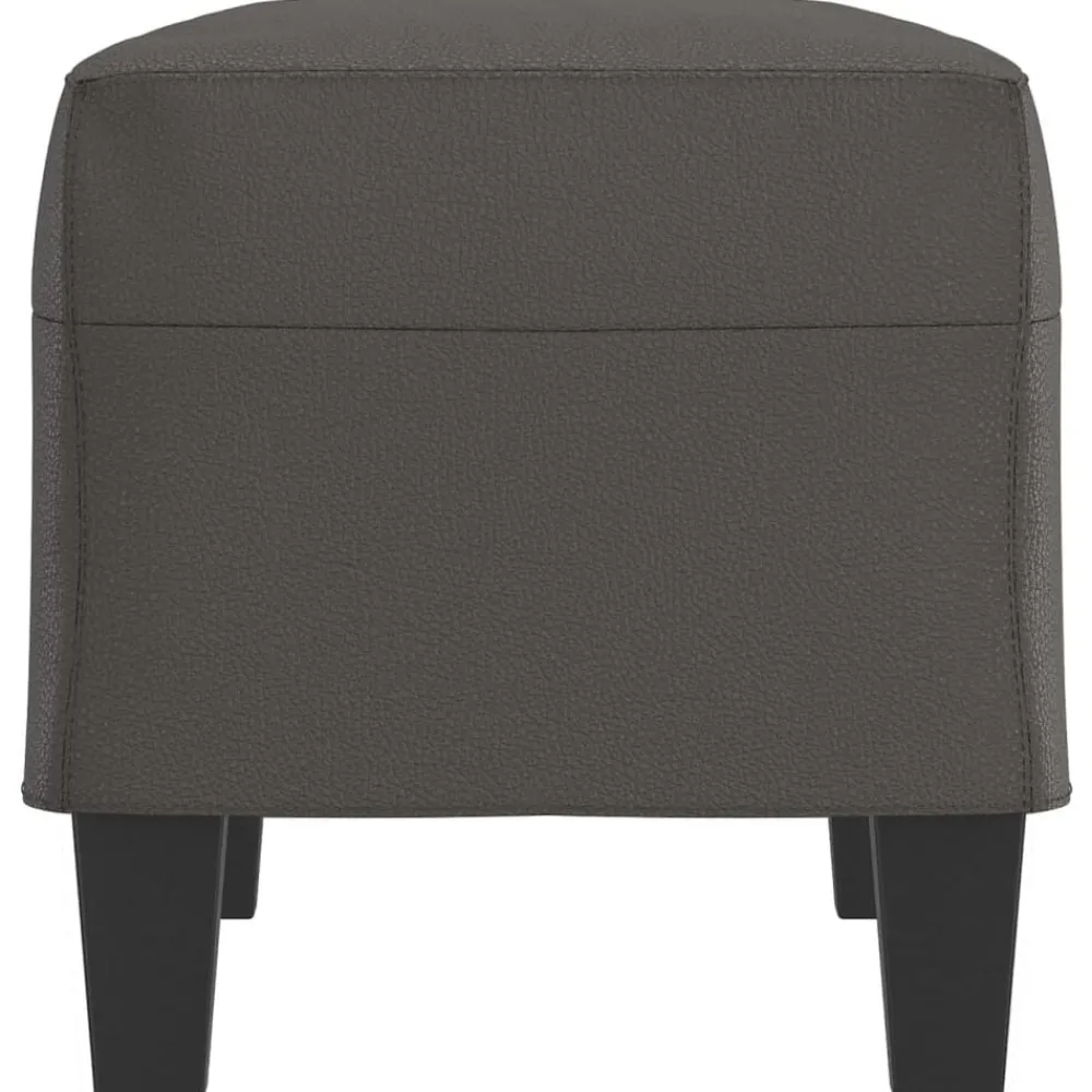 vidaXL Bancos-Banco de cuero sintético 70x35x41 cm