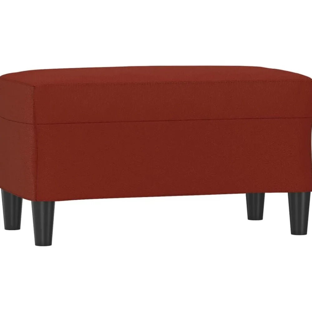 vidaXL Bancos-Banco de cuero sintético 70x35x41 cm