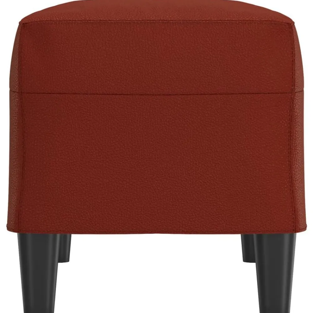 vidaXL Bancos-Banco de cuero sintético 70x35x41 cm