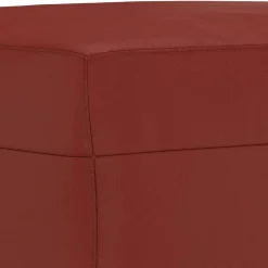 vidaXL Bancos-Banco de cuero sintético 70x35x41 cm