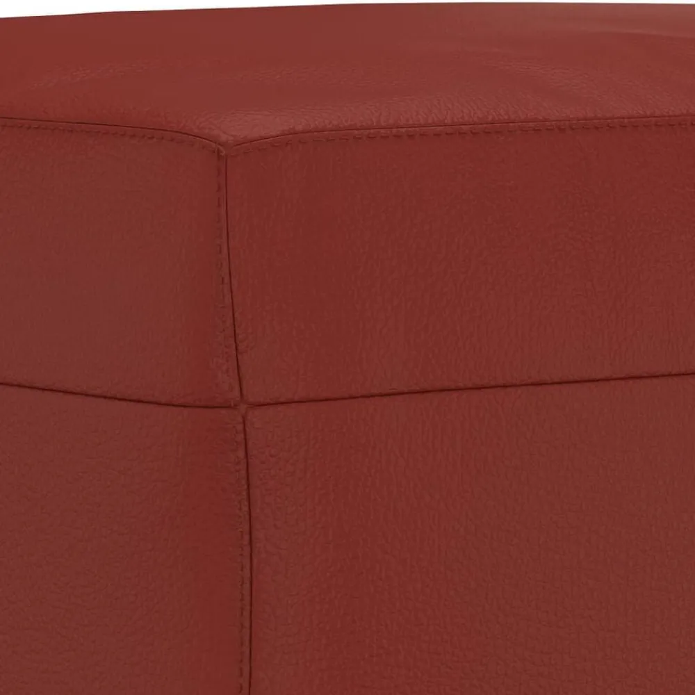 vidaXL Bancos-Banco de cuero sintético 70x35x41 cm
