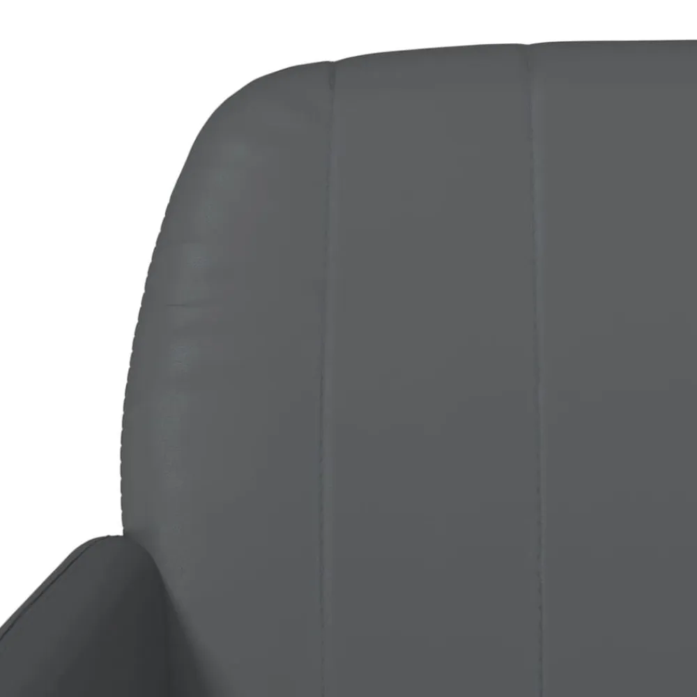 vidaXL Bancos-Banco de cuero sintético 107x80x81 cm