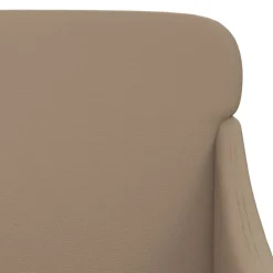 vidaXL Banco de cuero sintético color 110x76x80 cm Capuchino Hot