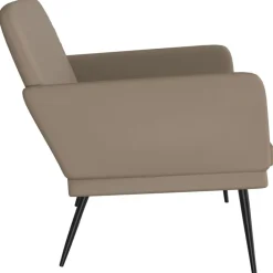 vidaXL Bancos-Banco de cuero sintético color 107x80x81 cm