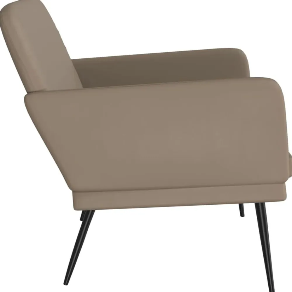 vidaXL Bancos-Banco de cuero sintético color 107x80x81 cm