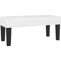 vidaXL Banco de cuero sintético 70x30x30 cm Blanco Online