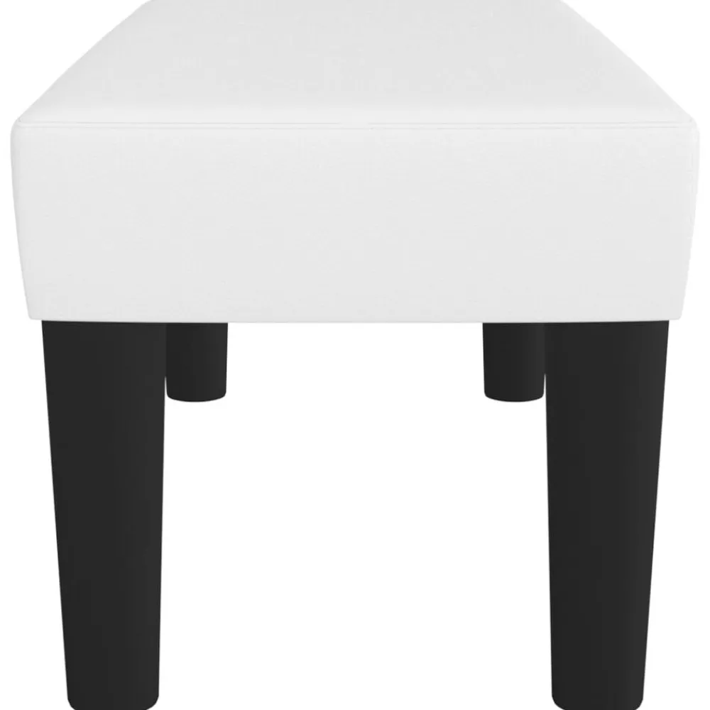 vidaXL Banco de cuero sintético 70x30x30 cm Blanco Online