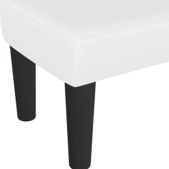vidaXL Banco de cuero sintético 70x30x30 cm Blanco Online